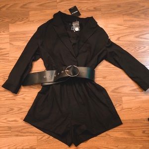 Belted Romper